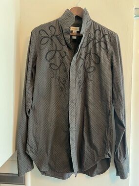 Diesel Western Polka Dot L cotton Button Down Club